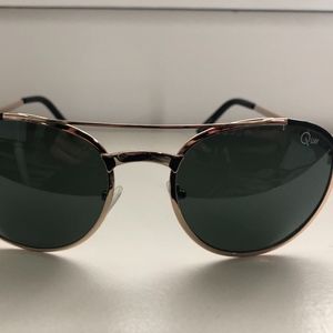 Quay Australia Circle Gold/Tortoise Sunglasses